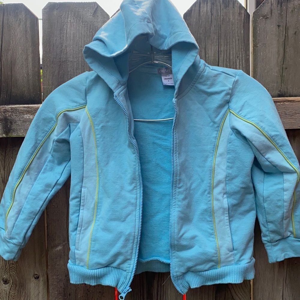 Carter’s baby blue hoodie sz. 5